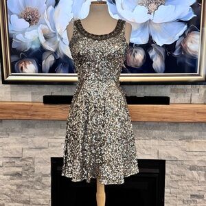 Shail K. fully sequined dress